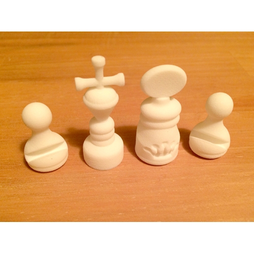 チェス駒（ビショップ2つ、キング、クイーンのセットです。）bishop2 king queen